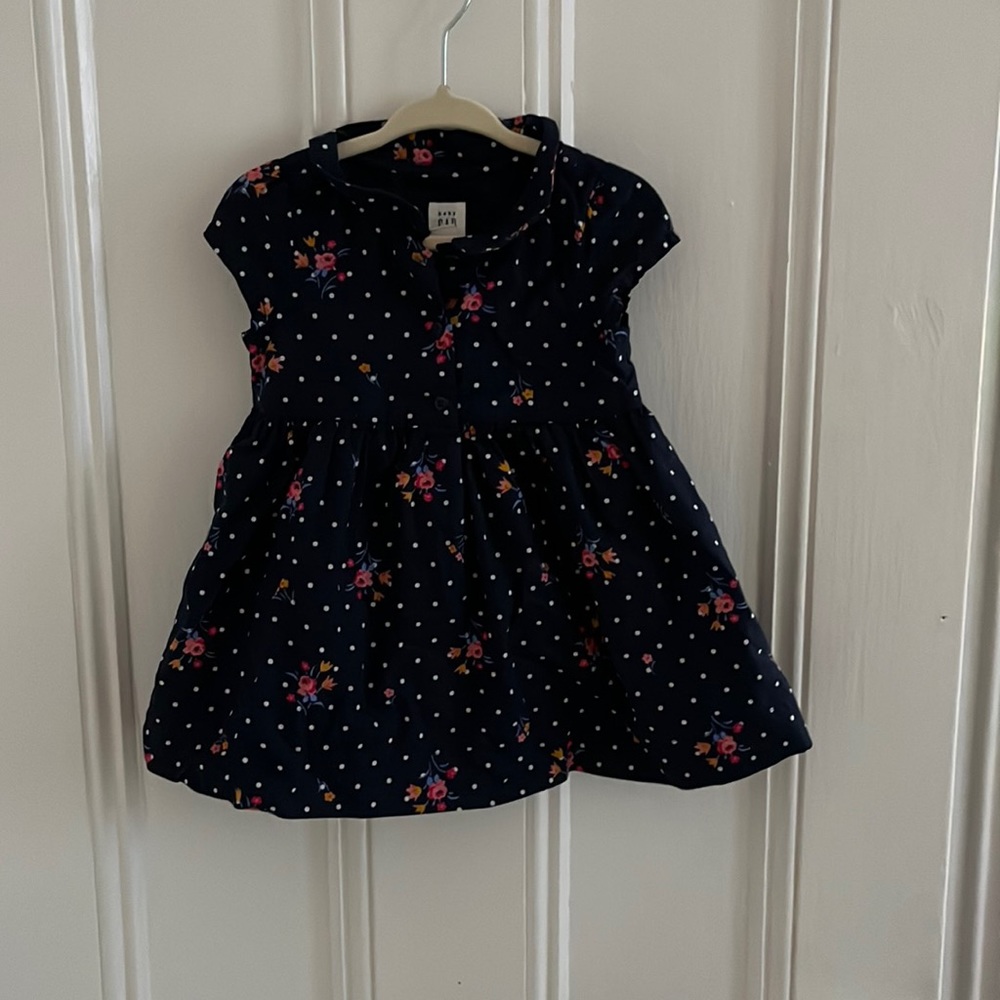 12-18 m Baby Gap Dress with polka dots and flowers